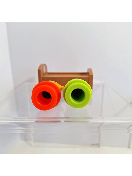 Little People Bert & Ernie Brown Bed Sesame Street Fisher Price Vintage - Picture 6 of 9